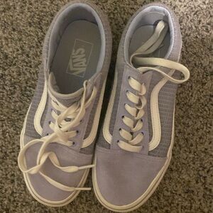 Bluish purplish vans, size 7